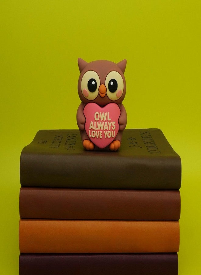 GOOFBALLS Sweethearts Figurine - Miniature Home Accent, Small Tabletop Ornament for Shelf, Desk, or Living Room Décor - Owl - Image 3